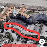 شقة Vue Mer,acces Direct Plage,fibre,clim,parking Public Gratuit