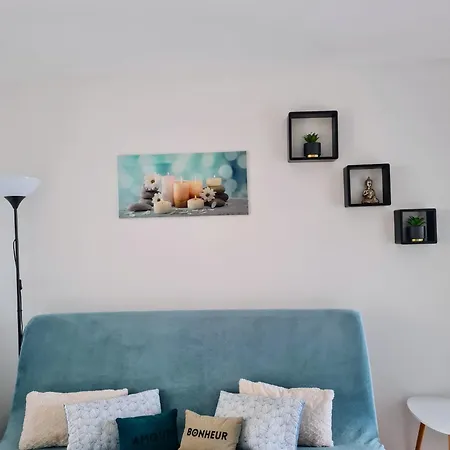 Apartment Vue Mer,acces Direct Plage,fibre,clim,parking Public Gratuit