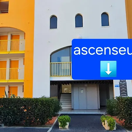 Apartment Vue Mer,acces Direct Plage,fibre,clim,parking Public Gratuit *